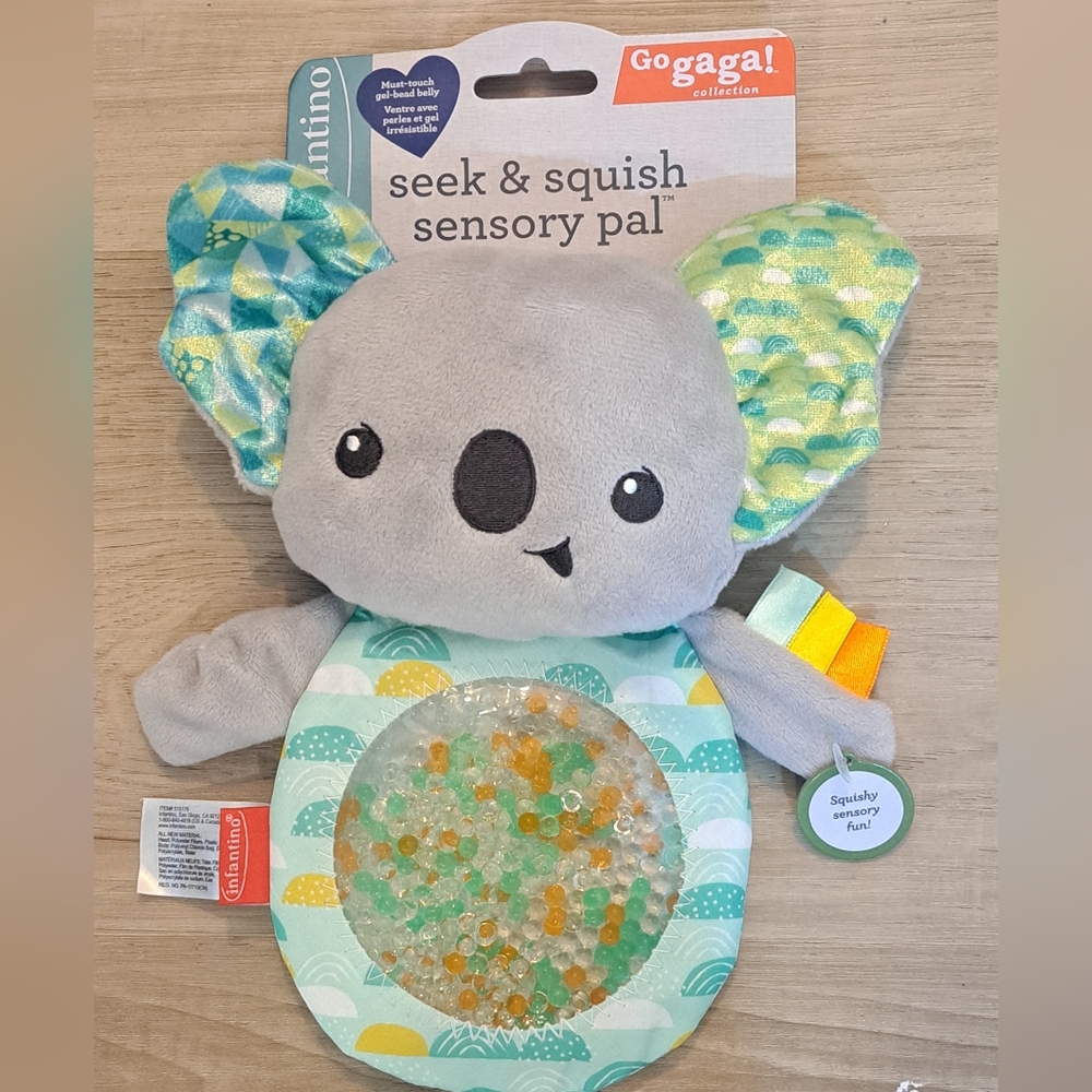 Brand New Infantino Seek & Squish Sensory Pal